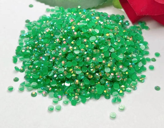 Emerald flakes